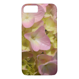 Pink Cream Hydrangeas gelb rosa grüne Blüte Case-Mate iPhone Hülle