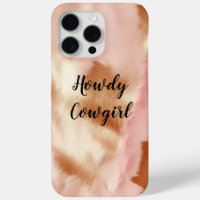 Pink Cream Tan Southwest Cowgirl Cowhide