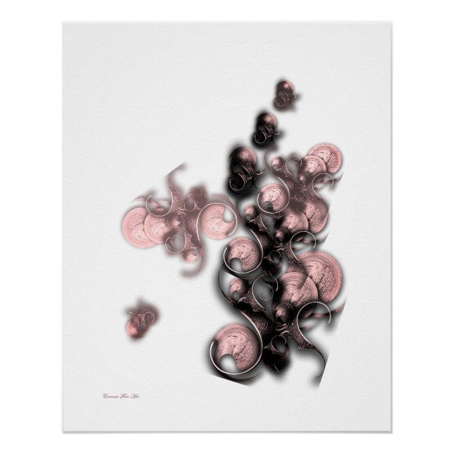 "Pink Creation", Glossy Poster (Vorderseite)