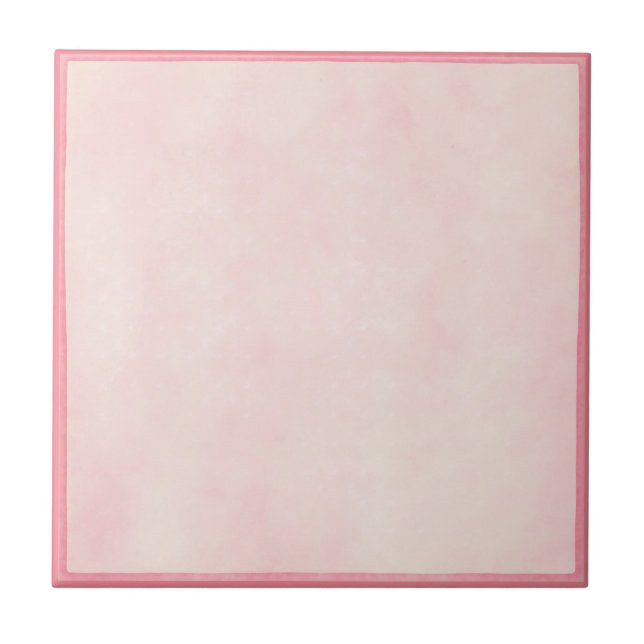 Pink & Creme Fliese (Vorderseite)
