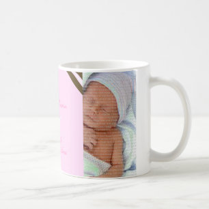 Pink Crown Baby Foto Collage Tasse