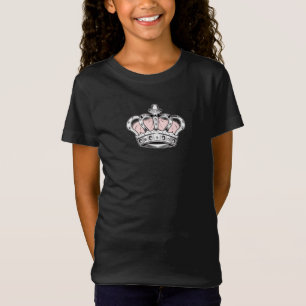 Pink Crown Queen Royal Glam Mädchen Ästhetik T-Shirt