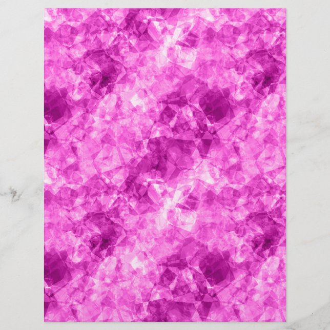 Pink Crumpled Textur (Vorderseite)