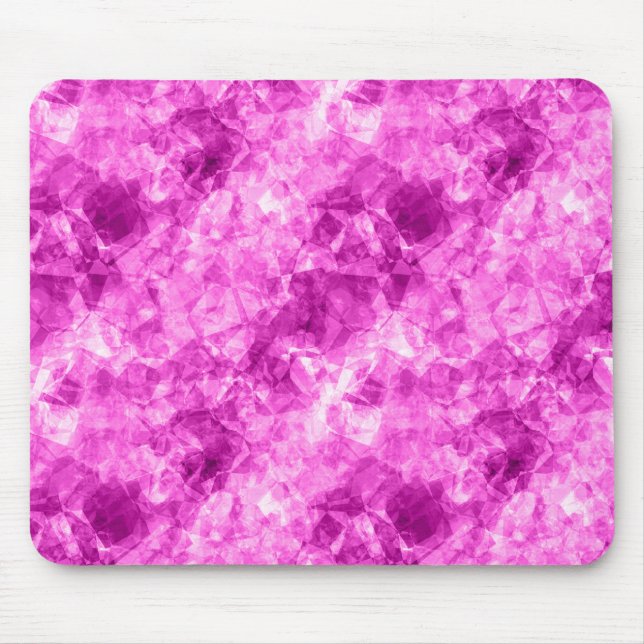 Pink Crumpled Textur Mousepad (Vorne)