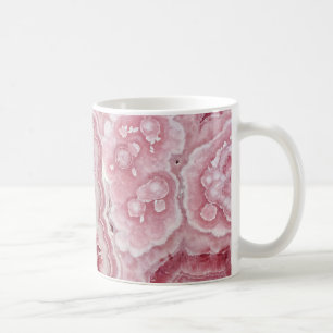 Pink Crystals Geode Kaffeetasse