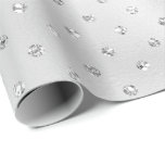 Pink Crystals Swarovski Polka Dots Silver Gray Geschenkpapier<br><div class="desc">Minimalismus und Eleganz nach den Trends der Inneneinrichtung. Für viele Luxus-Glam-Gelegenheiten florenceK-Design</div>