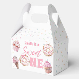Pink Cupcake & Donut Birthday Gefälligkeitsboxen Geschenkschachtel