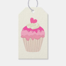 Pink Cupcake Generic All Purpose-Geschenk-Tag