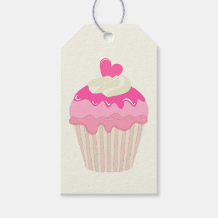 Pink Cupcake Generic All Purpose-Geschenk-Tag Geschenkanhänger