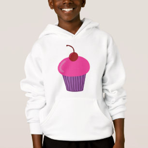 Pink Cupcake Hooded Sweatshirt