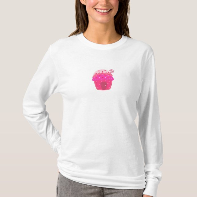 Pink Cupcake House T-Shirt (Vorderseite)