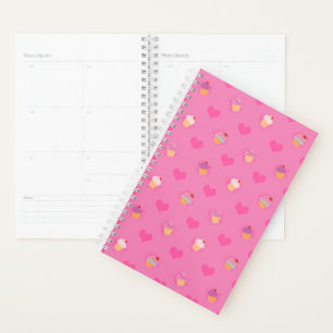 Pink Cupcake Muster Planer