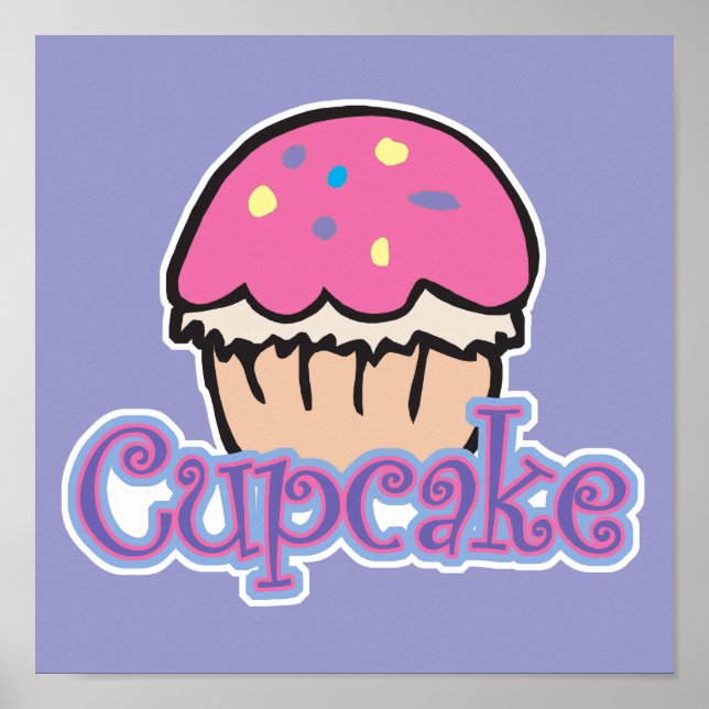 Pink Cupcake Poster (Vorne)
