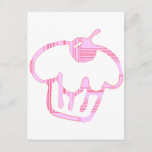 Pink Cupcake Postkarte