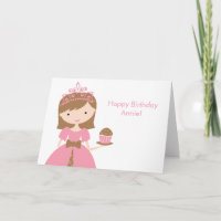 Pink Cupcake Princess Birthday