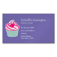 Pink Cupcake WIth Polka Dot Cherry