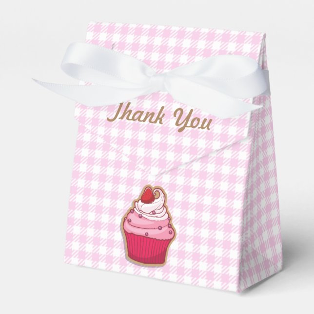 Pink Cupcake Zent Fevor Geschenkschachtel (Vorderseite)