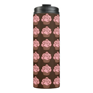Pink Cupcakes Kaffee Tumbler Thermosbecher