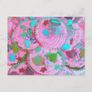 Pink Cupcakes Postkarte