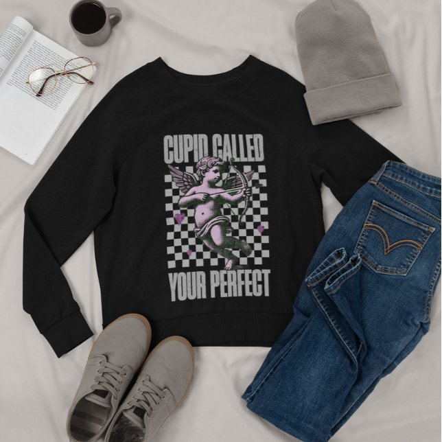 Pink Cupid ist mein Valentine Sweatshirt (Von Creator hochgeladen)