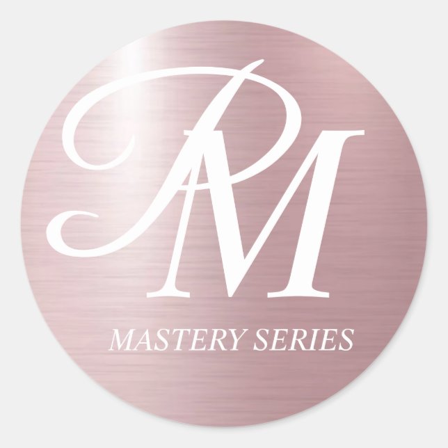 Pink Custom Stickers Product Labels (Vorderseite)