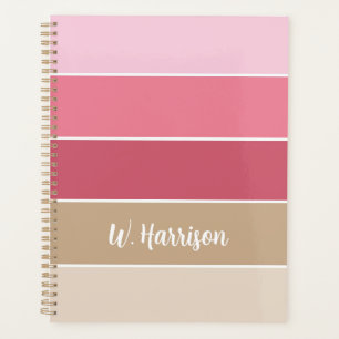 Pink Custom Summer Color Block Streifen Planer