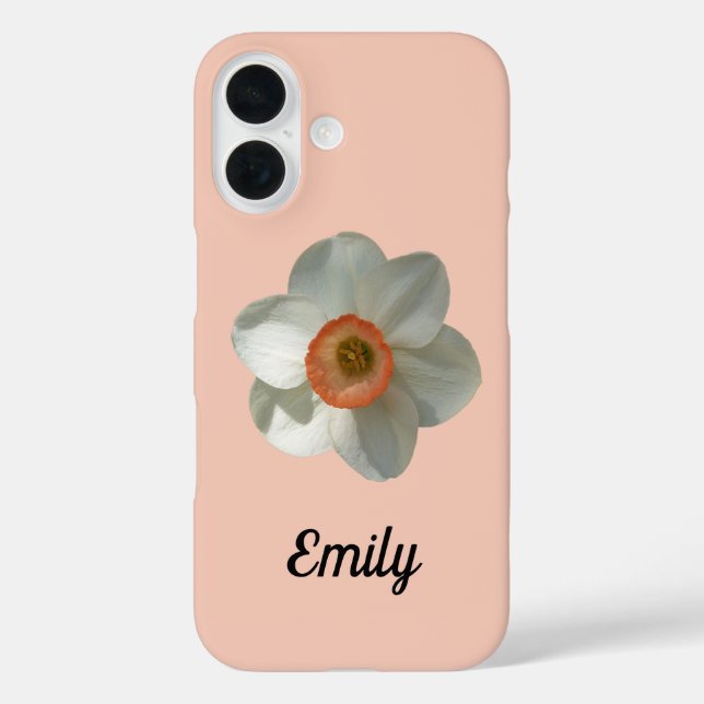 Pink Daffodin Frühlingszeit Blume Case-Mate iPhone Hülle (Rückseite)