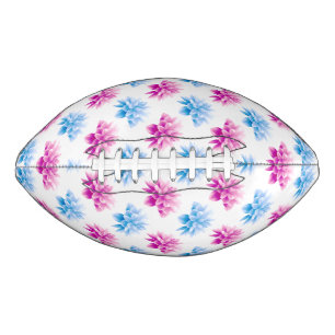 Pink Dahlia, Blue Dahla, Blumenmuster, Blume Football