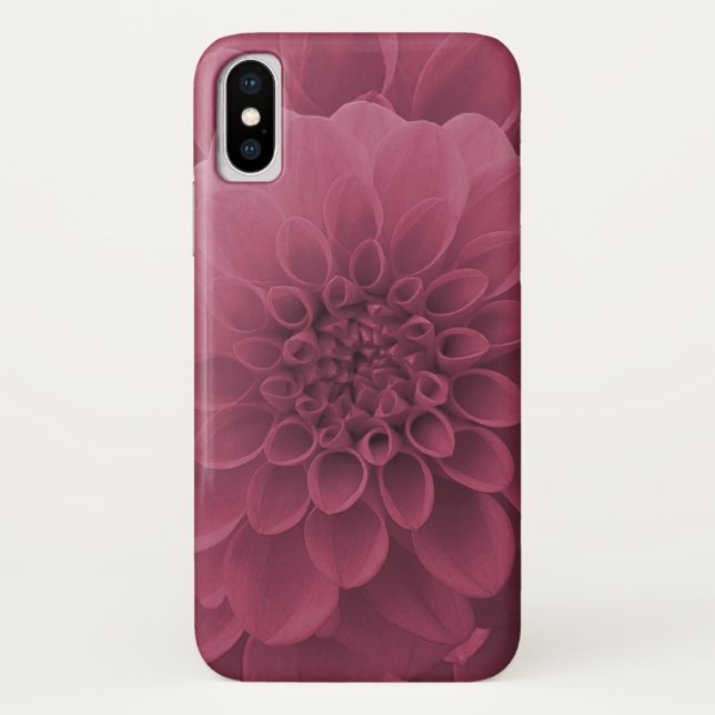 Pink Dahlia Case-Mate iPhone Hülle (Rückseite)