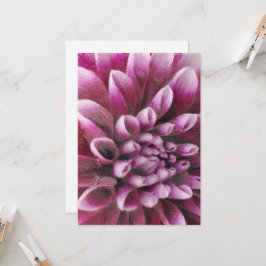 Pink Dahlia Einladung