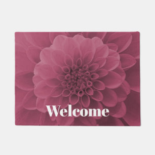 Pink Dahlia Fußmatte