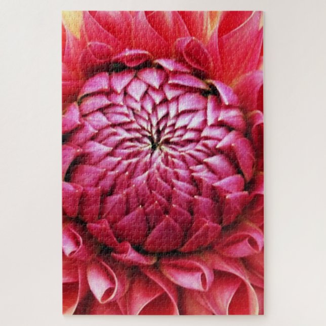 Pink Dahlia Puzzle (Vertikal)