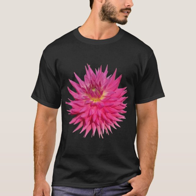 Pink Dahlia T-Shirt (Vorderseite)