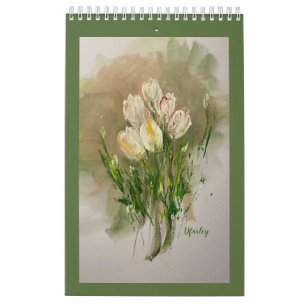 Pink Daises 2025 Blumenkalender Kalender