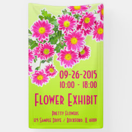 Pink Daisies / Asters Bouquet + Ihre Ideen Banner