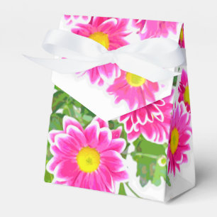 Pink Daisies / Asters Bouquet + Ihre Ideen Geschenkschachtel