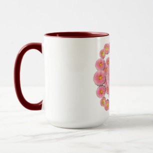Pink Daisies Combo-Tasse Tasse