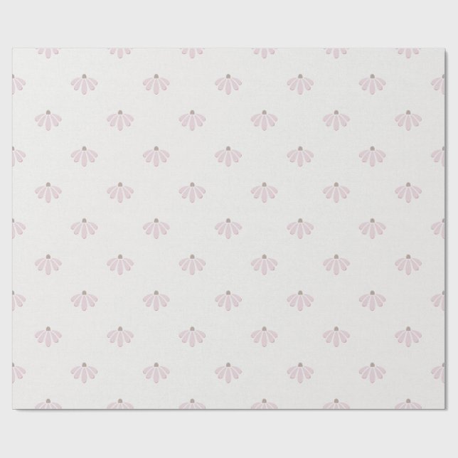 Pink Daisies Geschenkpapier (Flach)