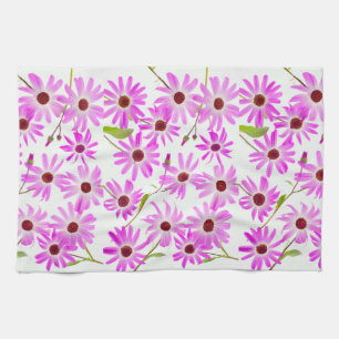 Pink Daisies Geschirrtuch