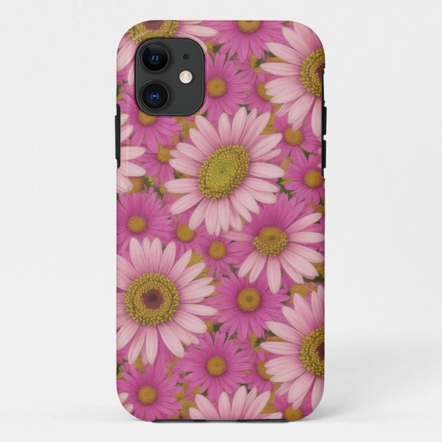 Pink Daisies Phone Case (Rückseite)