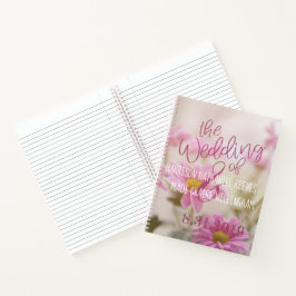 Pink Daisies Spiral Notebook Romantische Blume Notizbuch