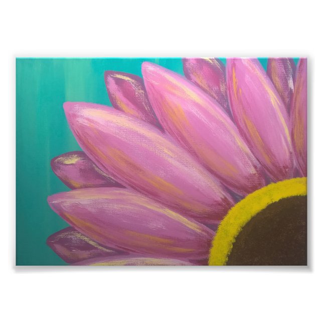 Pink Daisy 12x18 Print Fotodruck (Vorne)
