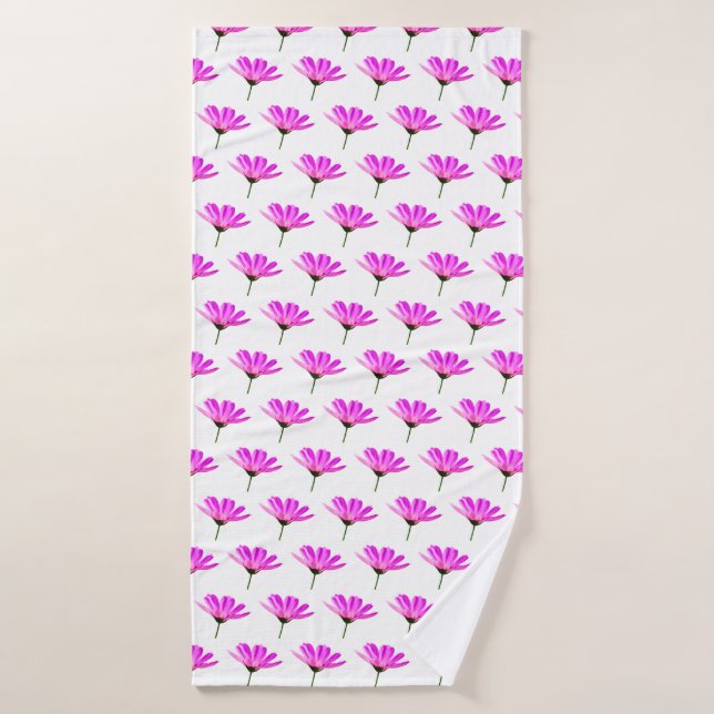 Pink Daisy Badehandtuch (Badehandtuch)