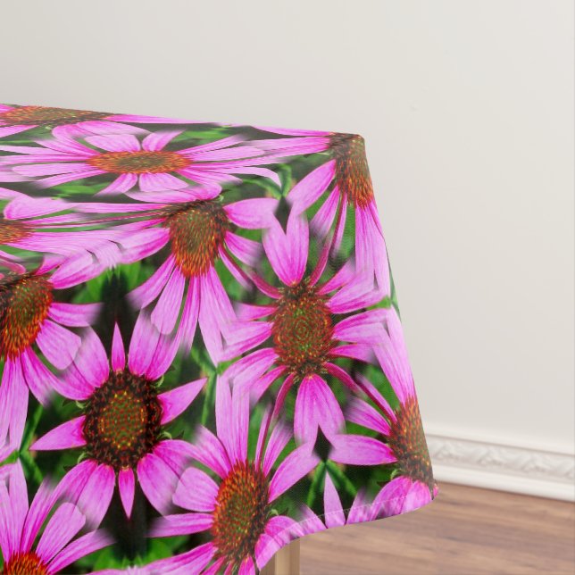 Pink Daisy Blume Abstraktes Muster Tischdecke (Beispiel)