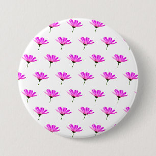 Pink Daisy Button