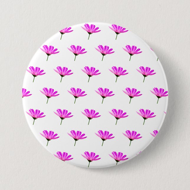 Pink Daisy Button (Vorderseite)