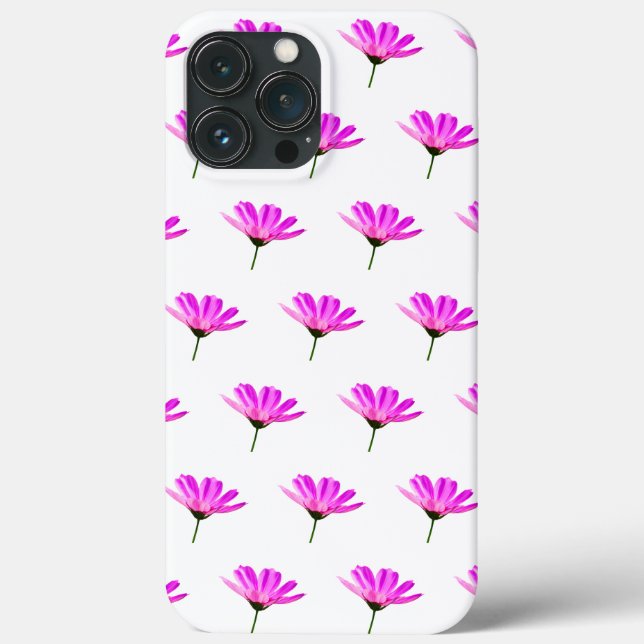 Pink Daisy Case-Mate iPhone Hülle (Rückseite)