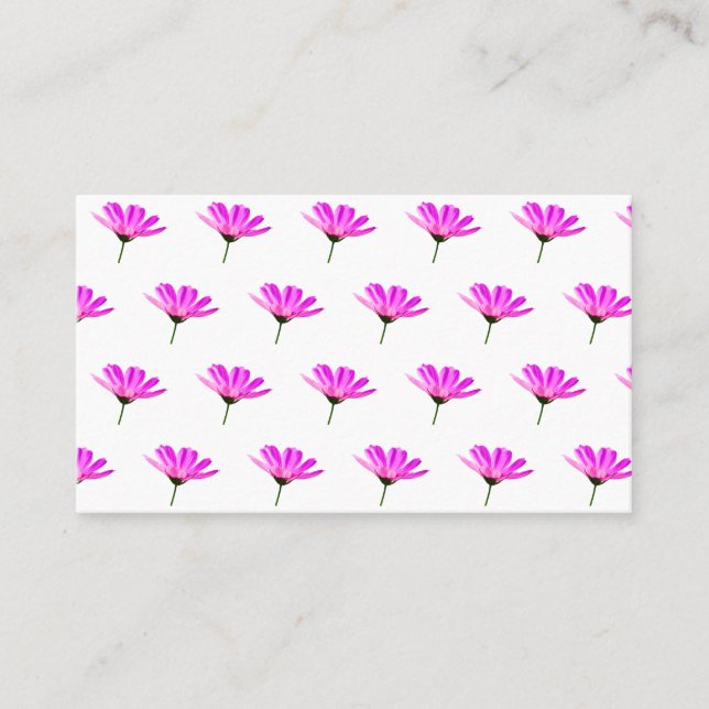 Pink Daisy Empfehlungskarte (Vorderseite)