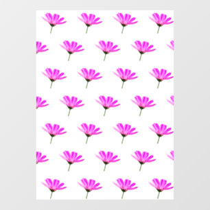 Pink Daisy Fensteraufkleber
