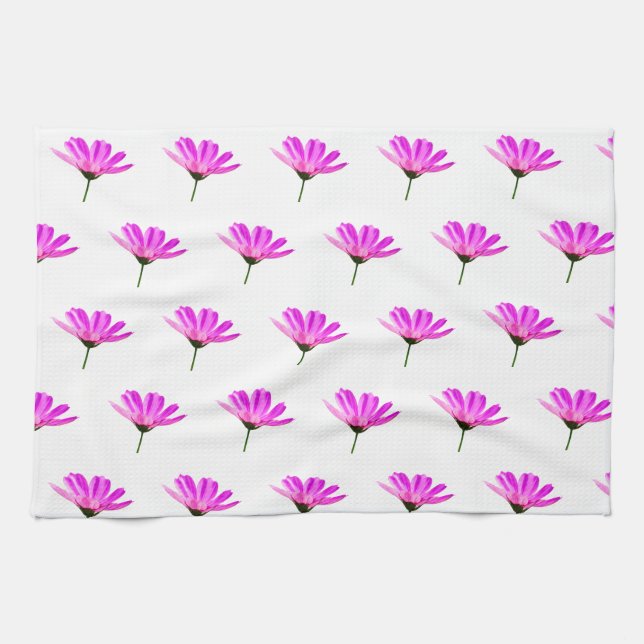Pink Daisy Geschirrtuch (Horizontal)